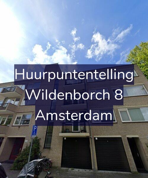 Foto gevel Huurpuntentelling voor Wildenborch 8, Amsterdam