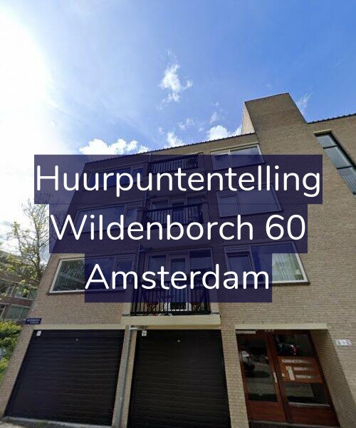 Foto gevel Huurpuntentelling voor Wildenborch 60, Amsterdam
