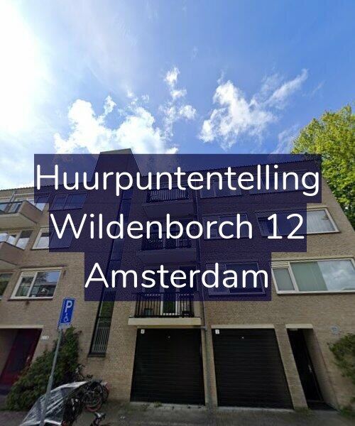 Foto gevel Huurpuntentelling voor Wildenborch 12, Amsterdam