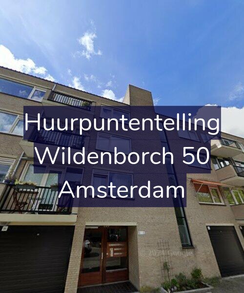 Foto gevel Huurpuntentelling voor Wildenborch 50, Amsterdam