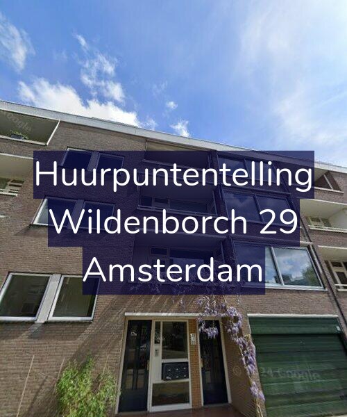 Foto gevel Huurpuntentelling voor Wildenborch 29, Amsterdam