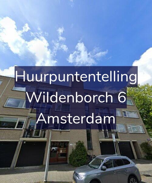 Foto gevel Huurpuntentelling voor Wildenborch 6, Amsterdam