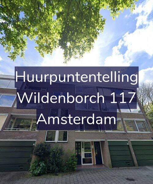 Foto gevel Huurpuntentelling voor Wildenborch 117, Amsterdam