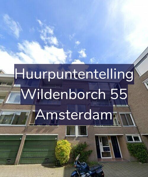 Foto gevel Huurpuntentelling voor Wildenborch 55, Amsterdam