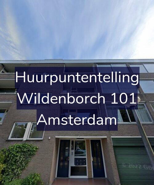 Foto gevel Huurpuntentelling voor Wildenborch 101, Amsterdam