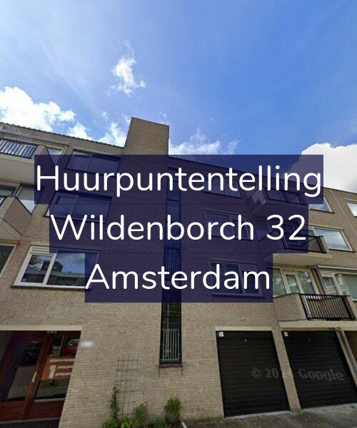 Foto gevel Huurpuntentelling voor Wildenborch 32, Amsterdam
