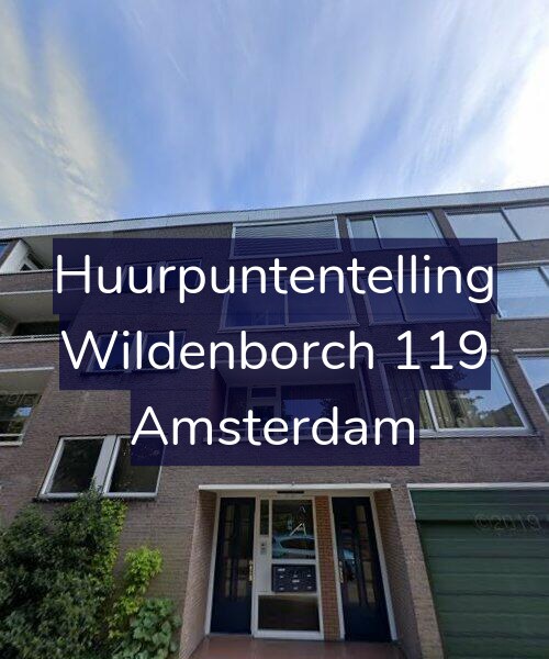 Foto gevel Huurpuntentelling voor Wildenborch 119, Amsterdam
