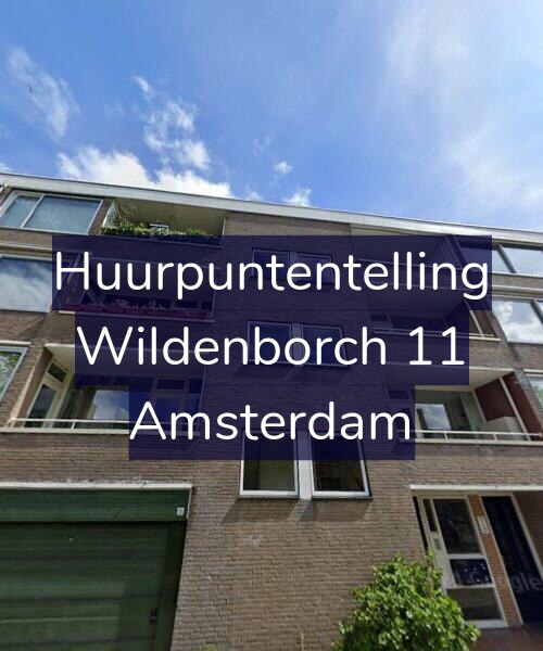 Foto gevel Huurpuntentelling voor Wildenborch 11, Amsterdam