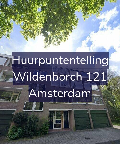 Foto gevel Huurpuntentelling voor Wildenborch 121, Amsterdam