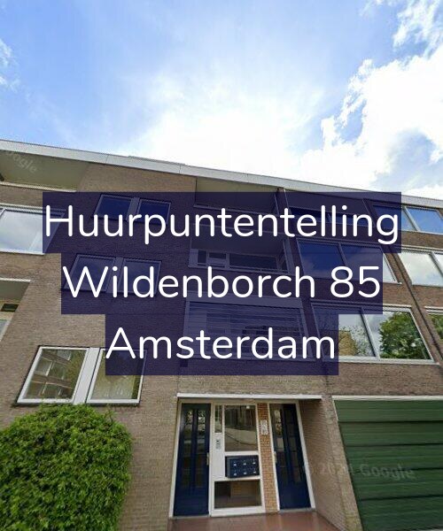 Foto gevel Huurpuntentelling voor Wildenborch 85, Amsterdam