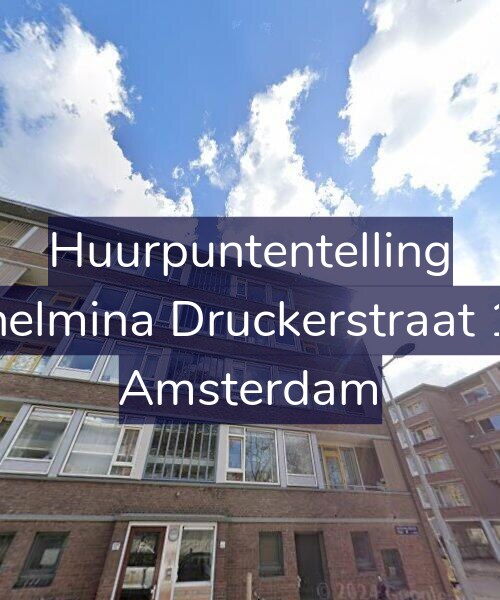 Foto gevel Huurpuntentelling voor Wilhelmina Druckerstraat 19-3, Amsterdam