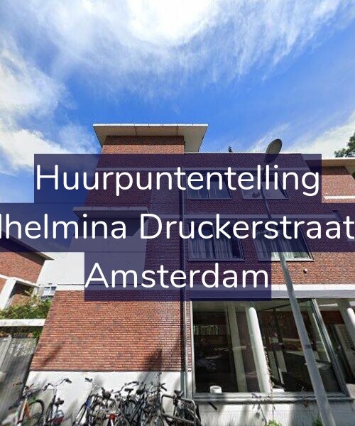 Foto gevel Huurpuntentelling voor Wilhelmina Druckerstraat 38, Amsterdam