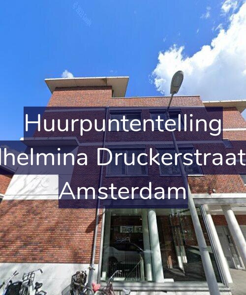 Foto gevel Huurpuntentelling voor Wilhelmina Druckerstraat 64, Amsterdam