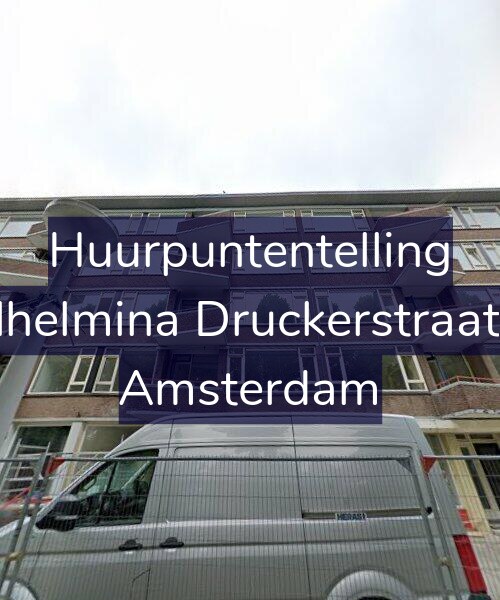 Foto gevel Huurpuntentelling voor Wilhelmina Druckerstraat 37, Amsterdam