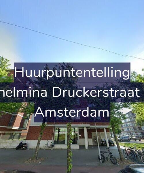 Foto gevel Huurpuntentelling voor Wilhelmina Druckerstraat 142, Amsterdam