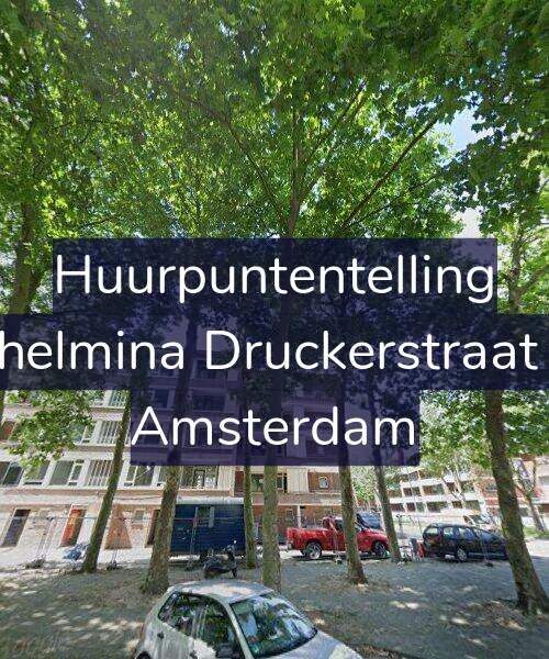 Foto gevel Huurpuntentelling voor Wilhelmina Druckerstraat 9-4, Amsterdam