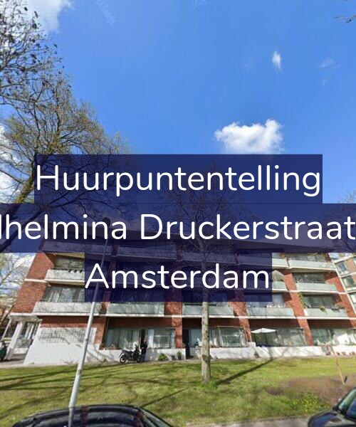 Foto gevel Huurpuntentelling voor Wilhelmina Druckerstraat 22, Amsterdam