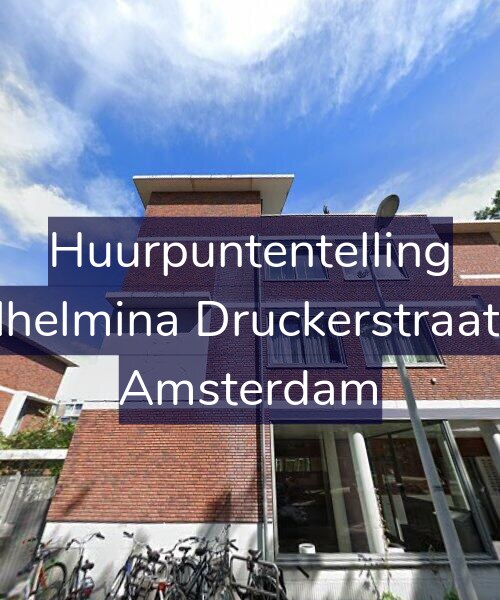 Foto gevel Huurpuntentelling voor Wilhelmina Druckerstraat 28, Amsterdam