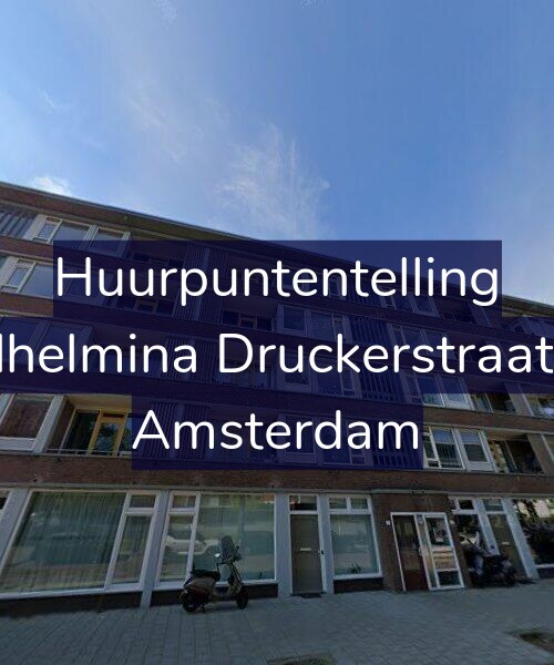 Foto gevel Huurpuntentelling voor Wilhelmina Druckerstraat 29, Amsterdam