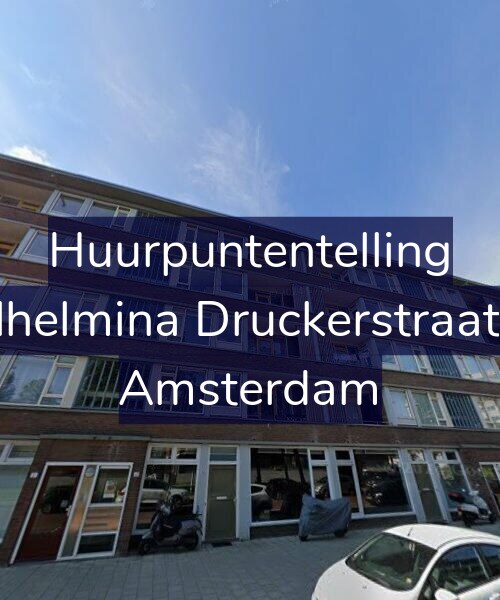 Foto gevel Huurpuntentelling voor Wilhelmina Druckerstraat 35, Amsterdam