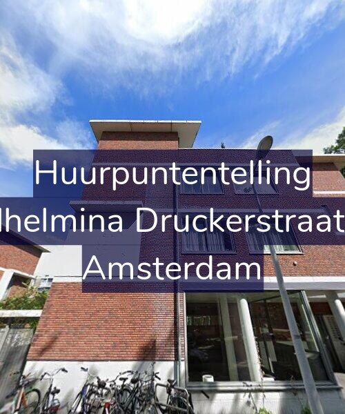 Foto gevel Huurpuntentelling voor Wilhelmina Druckerstraat 50, Amsterdam