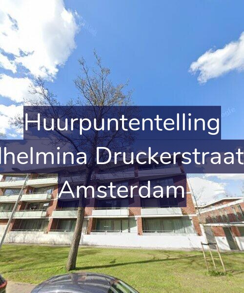 Foto gevel Huurpuntentelling voor Wilhelmina Druckerstraat 62, Amsterdam