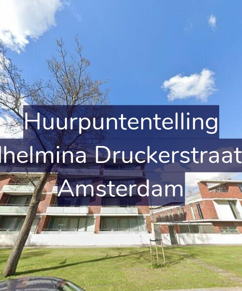 Foto gevel Huurpuntentelling voor Wilhelmina Druckerstraat 98, Amsterdam