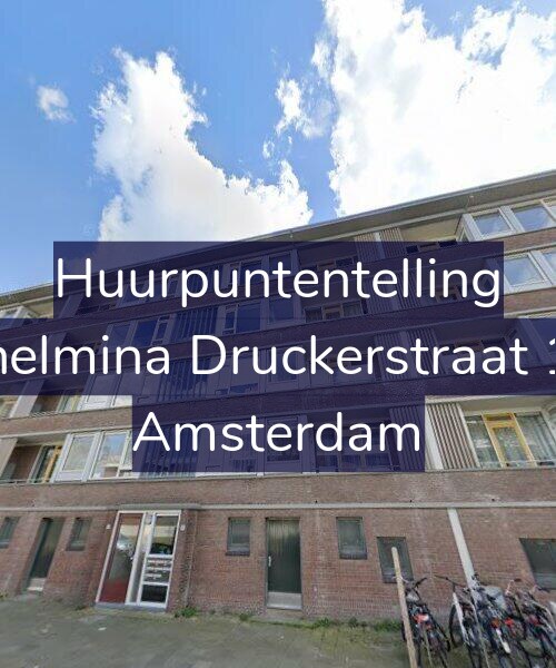 Foto gevel Huurpuntentelling voor Wilhelmina Druckerstraat 15-4, Amsterdam