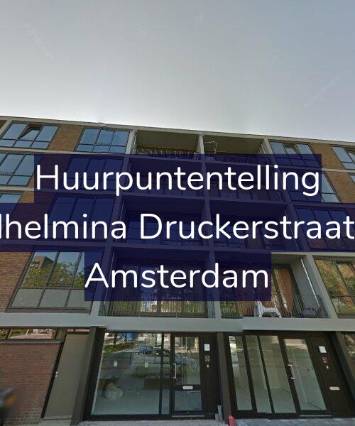 Foto gevel Huurpuntentelling voor Wilhelmina Druckerstraat 44, Amsterdam
