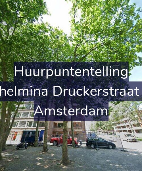 Foto gevel Huurpuntentelling voor Wilhelmina Druckerstraat 7-1, Amsterdam