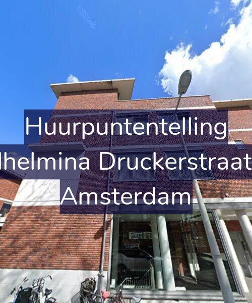 Foto gevel Huurpuntentelling voor Wilhelmina Druckerstraat 80, Amsterdam