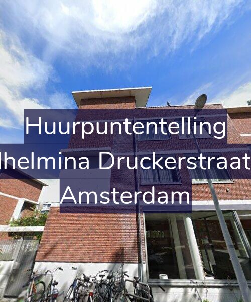 Foto gevel Huurpuntentelling voor Wilhelmina Druckerstraat 46, Amsterdam
