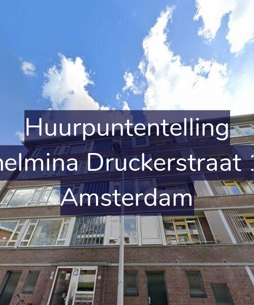 Foto gevel Huurpuntentelling voor Wilhelmina Druckerstraat 11-2, Amsterdam
