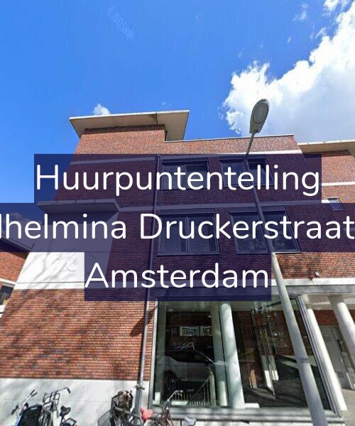 Foto gevel Huurpuntentelling voor Wilhelmina Druckerstraat 72, Amsterdam