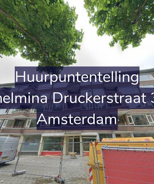 Foto gevel Huurpuntentelling voor Wilhelmina Druckerstraat 33-4, Amsterdam