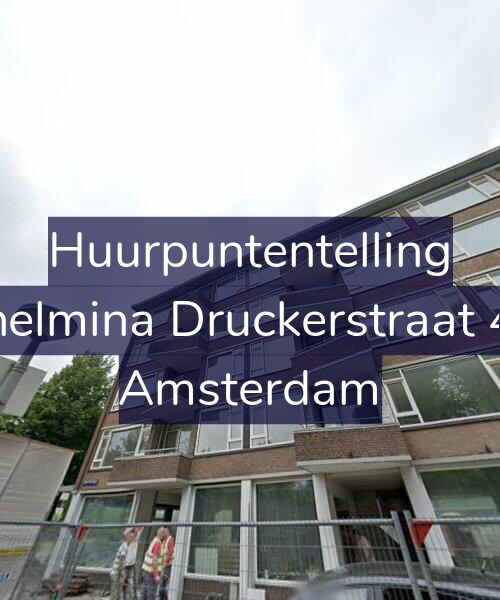 Foto gevel Huurpuntentelling voor Wilhelmina Druckerstraat 49-2, Amsterdam