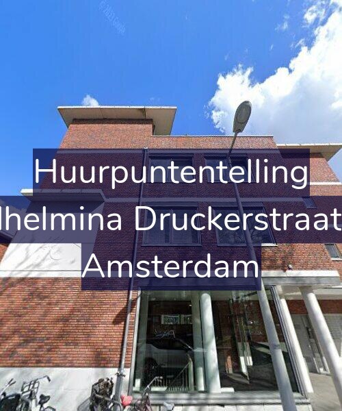 Foto gevel Huurpuntentelling voor Wilhelmina Druckerstraat 74, Amsterdam