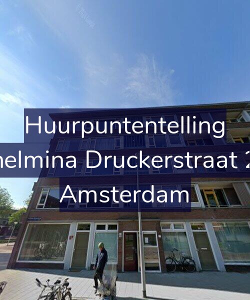 Foto gevel Huurpuntentelling voor Wilhelmina Druckerstraat 23-4, Amsterdam