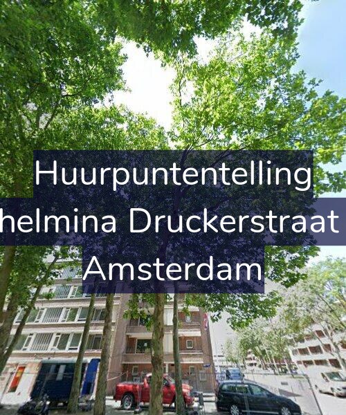 Foto gevel Huurpuntentelling voor Wilhelmina Druckerstraat 7-2, Amsterdam