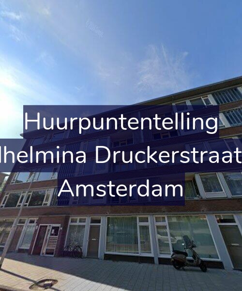 Foto gevel Huurpuntentelling voor Wilhelmina Druckerstraat 27, Amsterdam