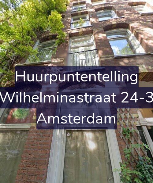 Foto gevel Huurpuntentelling voor Wilhelminastraat 24-3, Amsterdam