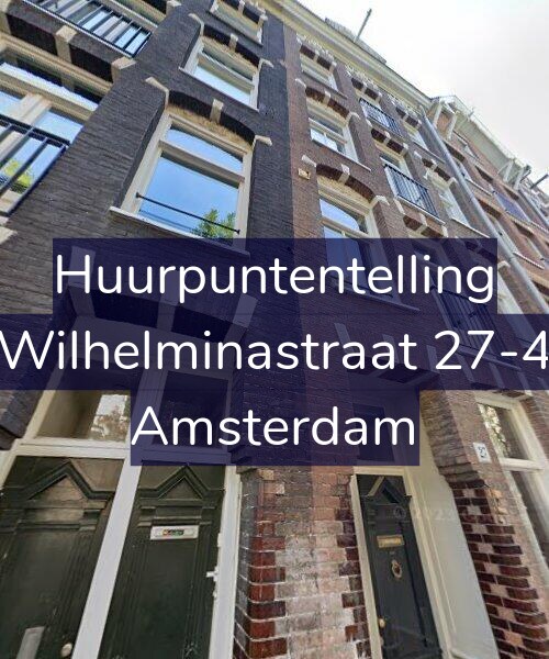 Foto gevel Huurpuntentelling voor Wilhelminastraat 27-4, Amsterdam