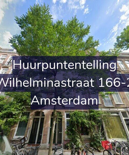 Foto gevel Huurpuntentelling voor Wilhelminastraat 166-2, Amsterdam