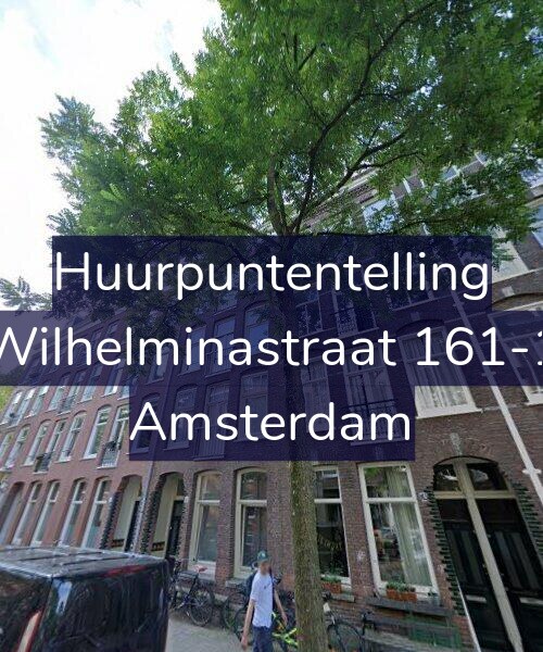 Foto gevel Huurpuntentelling voor Wilhelminastraat 161-1, Amsterdam