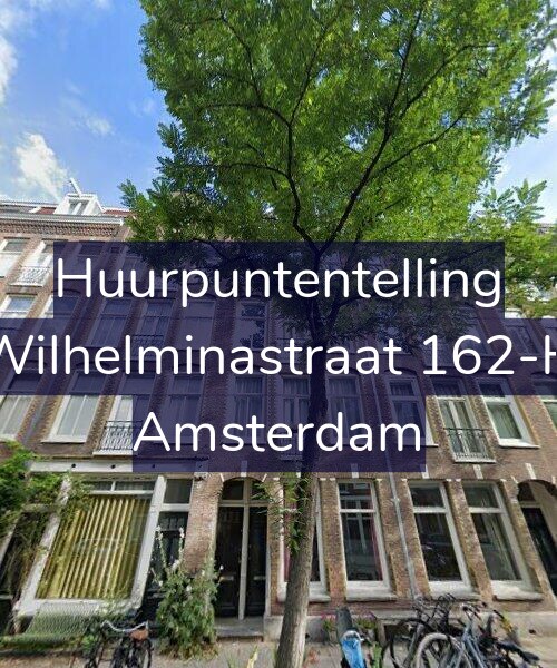 Foto gevel Huurpuntentelling voor Wilhelminastraat 162-H, Amsterdam