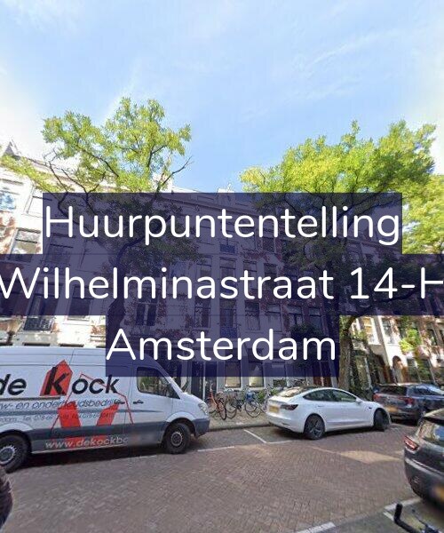 Foto gevel Huurpuntentelling voor Wilhelminastraat 14-H, Amsterdam