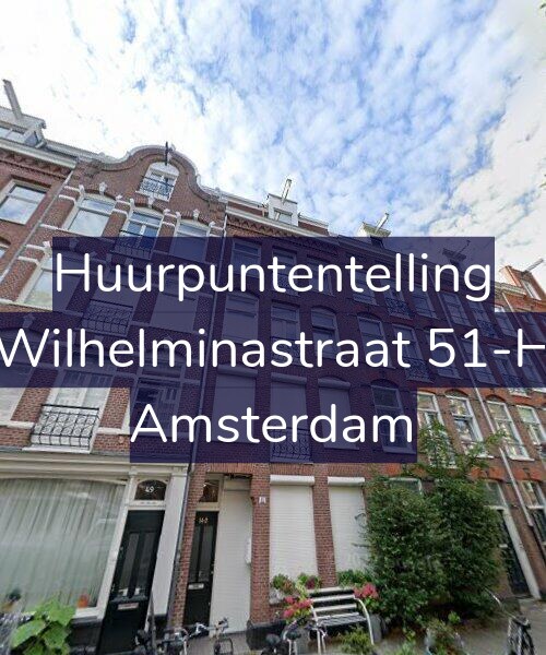 Foto gevel Huurpuntentelling voor Wilhelminastraat 51-H, Amsterdam