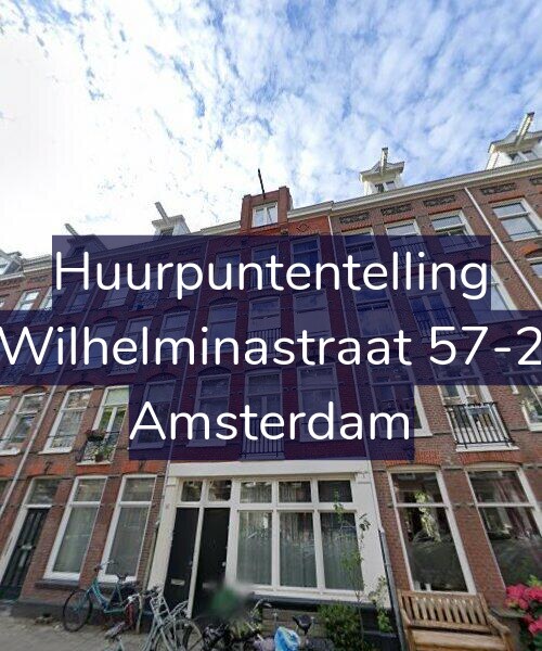 Foto gevel Huurpuntentelling voor Wilhelminastraat 57-2, Amsterdam