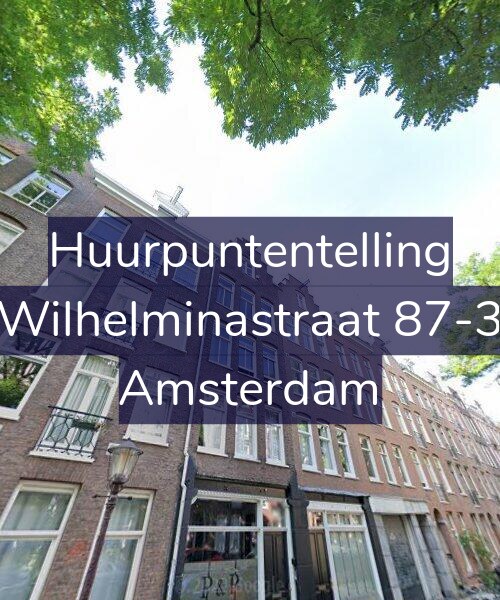 Foto gevel Huurpuntentelling voor Wilhelminastraat 87-3, Amsterdam