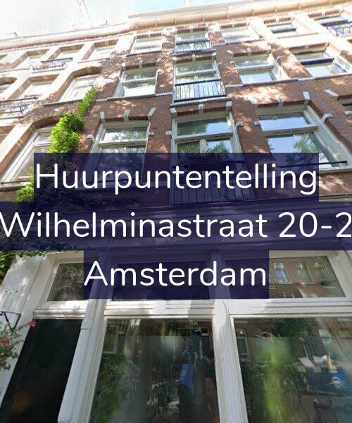 Foto gevel Huurpuntentelling voor Wilhelminastraat 20-2, Amsterdam